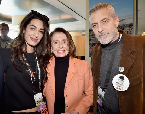 Amal Clooney, Nancy Pelosi, George Clooney