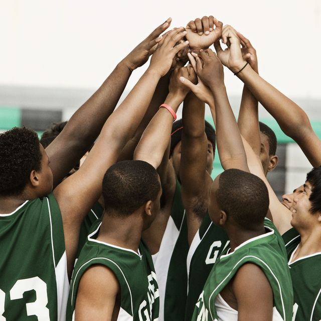 Team, Team sport, Youth, Community, Player, Basketball, Sports, Ball game, Tournament, Huddle, 
