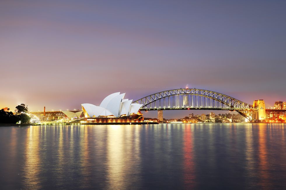 Sydney opera house scenery
