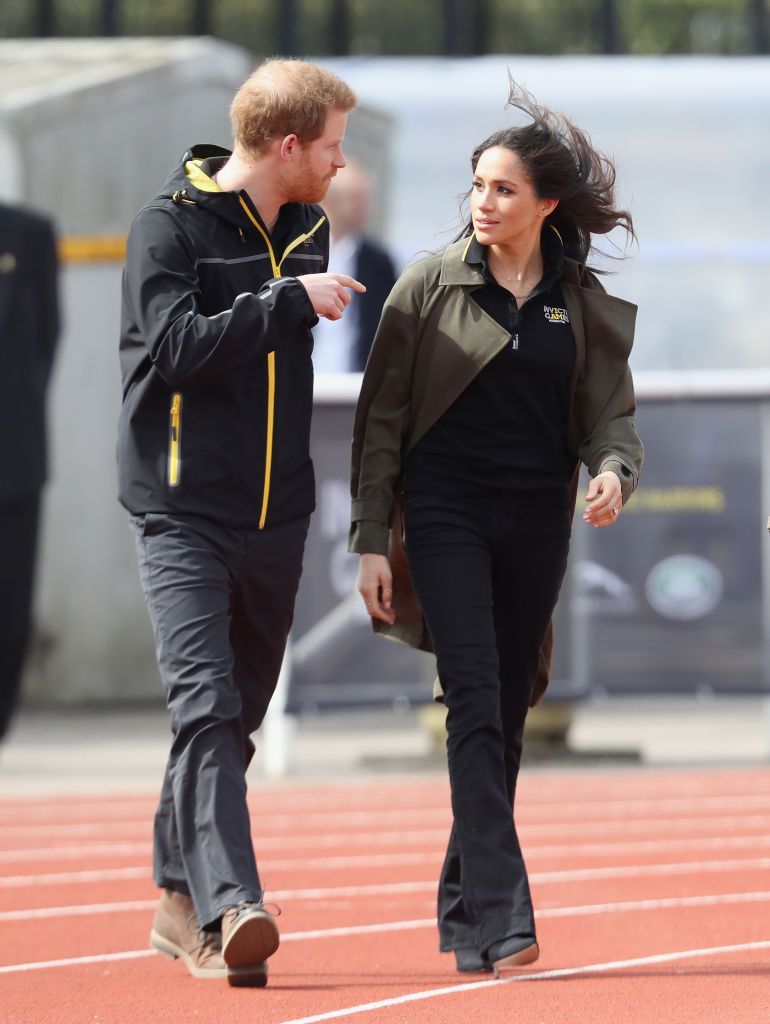 Photos Of Prince Harry And Meghan Markle Visiting To The UK Team Trials ...