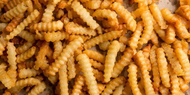 Closeup Of French Fries background Closeup Of French Fries background