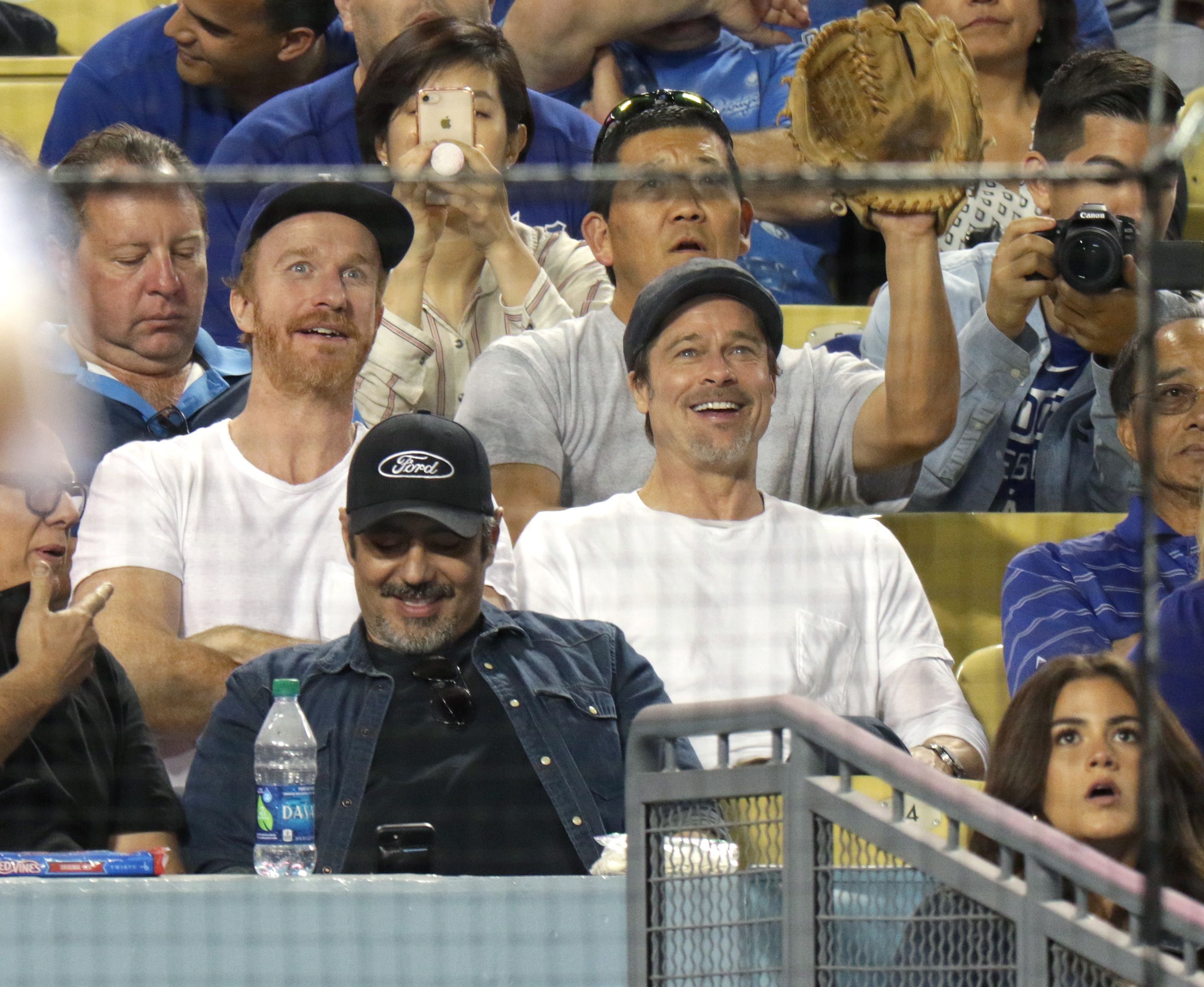 Brad Pitt Steps Out to Dodgers Game amid New Dating Buzz