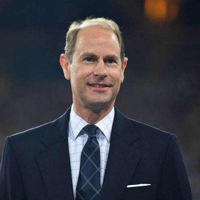 gold coast, australia   april 12  prince edward, earl of wessex looks on during the medal ceremony for the womens 400 metres during athletics on day eight of the gold coast 2018 commonwealth games at carrara stadium on april 12, 2018 on the gold coast, australia  photo by dan mullangetty images