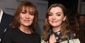 london, england   april 17  lorraine kelly and rosie smith attend a drinks reception ahead of an evening with chickenshed charity performance at itv studios on april 17, 2018 in london, england  photo by david m benettdave benettgetty images
