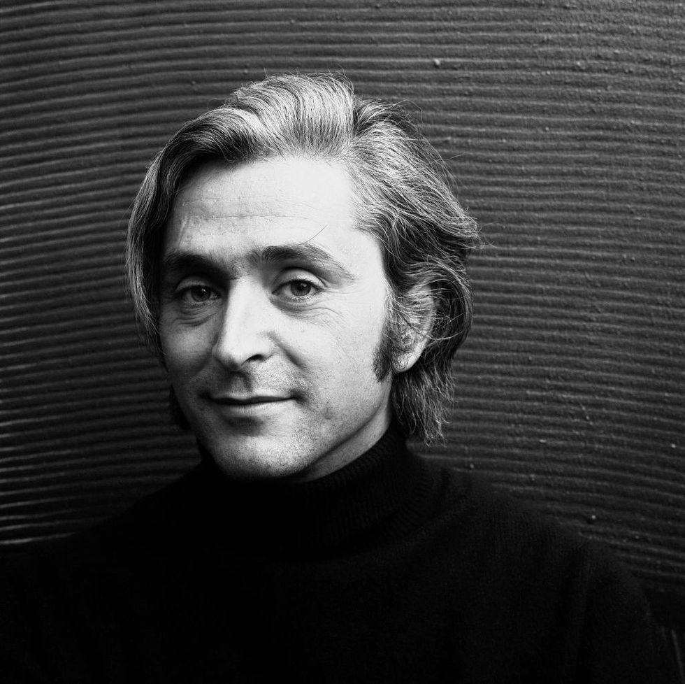 portrait of italian artist and stage designer domenico gnoli 1933   1970, december 1969 the photo was taken during a shoot for vogue magazine photo by jack robinsongetty images
