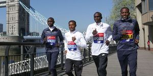 Bekele and Kipchoge London Marathon 2020