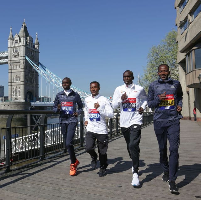 Bekele and Kipchoge London Marathon 2020