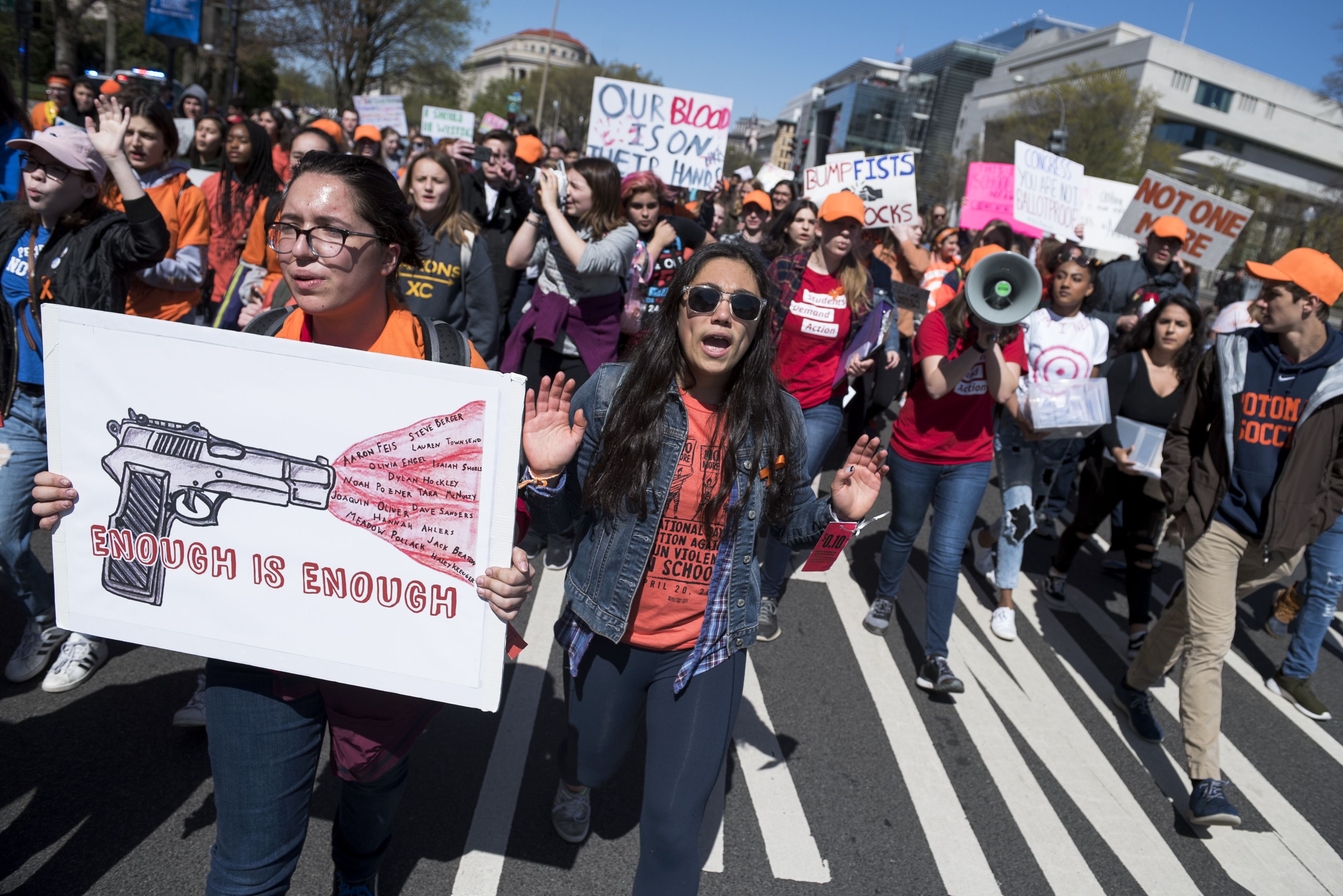 Students Across the Country Walked Out of School on the Anniversary of the  Columbine School Shooting