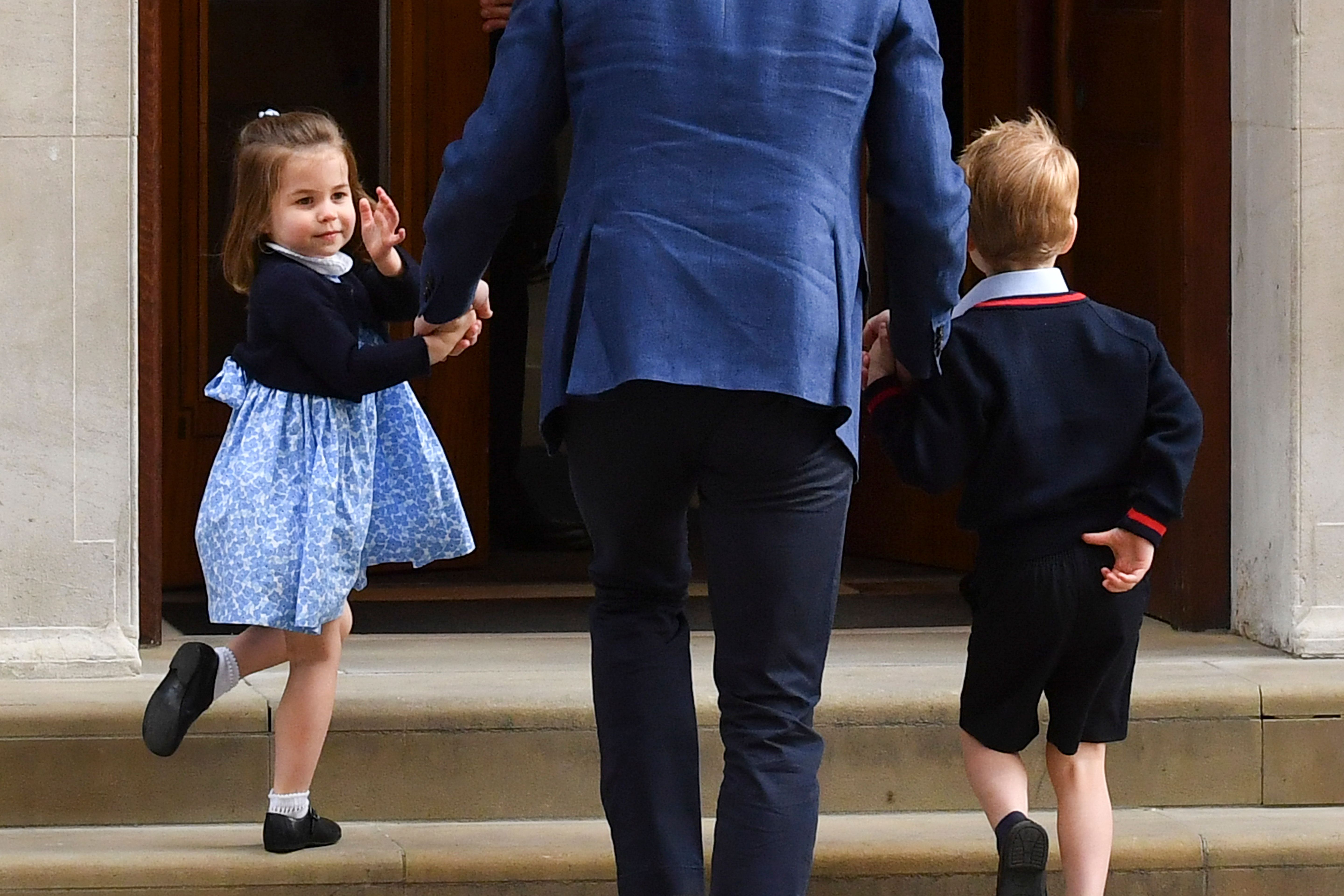 Princess Charlotte Is Already a Master of the Royal Wave - Princess  Charlotte at the Lindo Wing