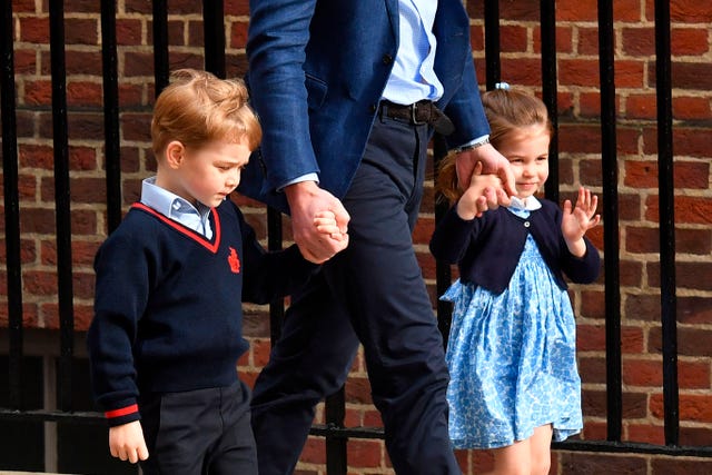 Watch Prince George Hug His Younger Sister Princess Charlotte at the ...