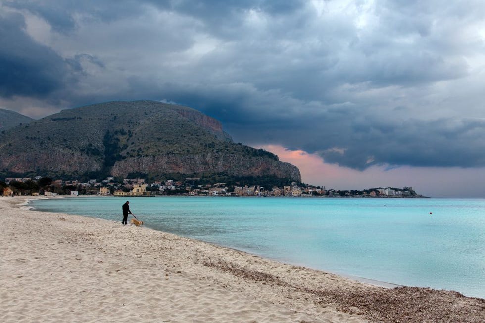 beach, mondello, palermo, sicily, italy, europe photo by riccardo lombardoredacouniversal images group via getty images