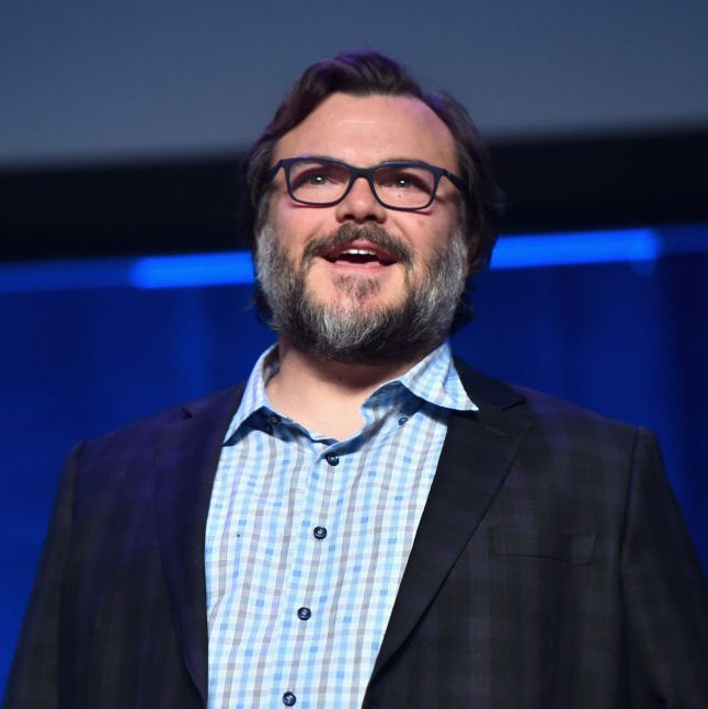 las vegas, nv   april 26  actor jack black speaks onstage during cinemacon 2018  amazon studios an exciting new year of great product for cinemas program at caesars palace during cinemacon, the official convention of the national association of theatre owners, on april 26, 2018 in las vegas, nevada  photo by alberto e rodriguezgetty images for cinemacon
