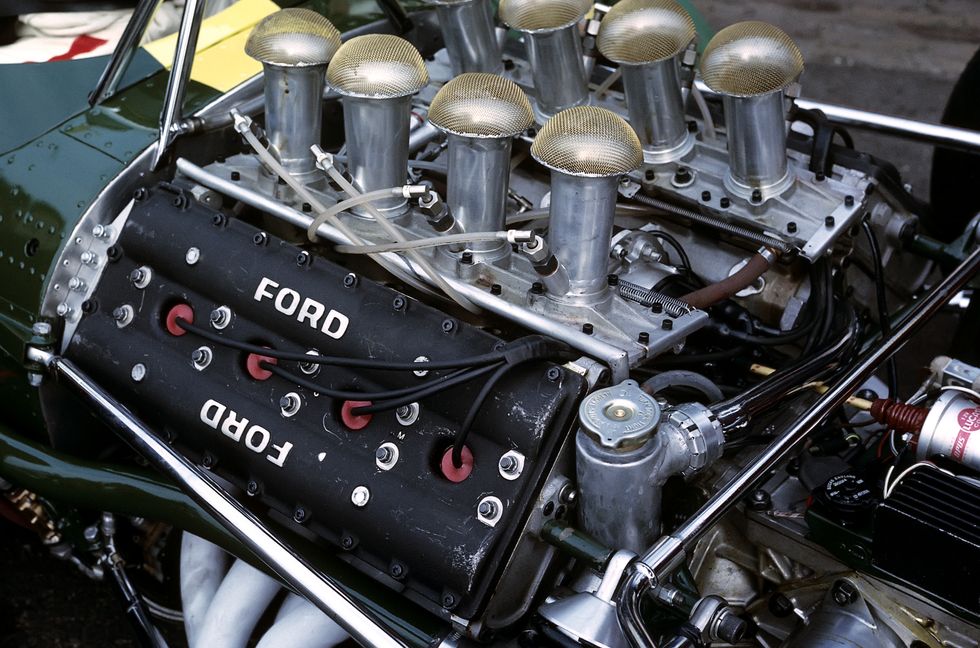 lotus ford 49, grand prix of the netherlands, circuit park zandvoort, 04 june 1967 ford cosworth dfv 30 v8 photo by bernard cahiergetty images