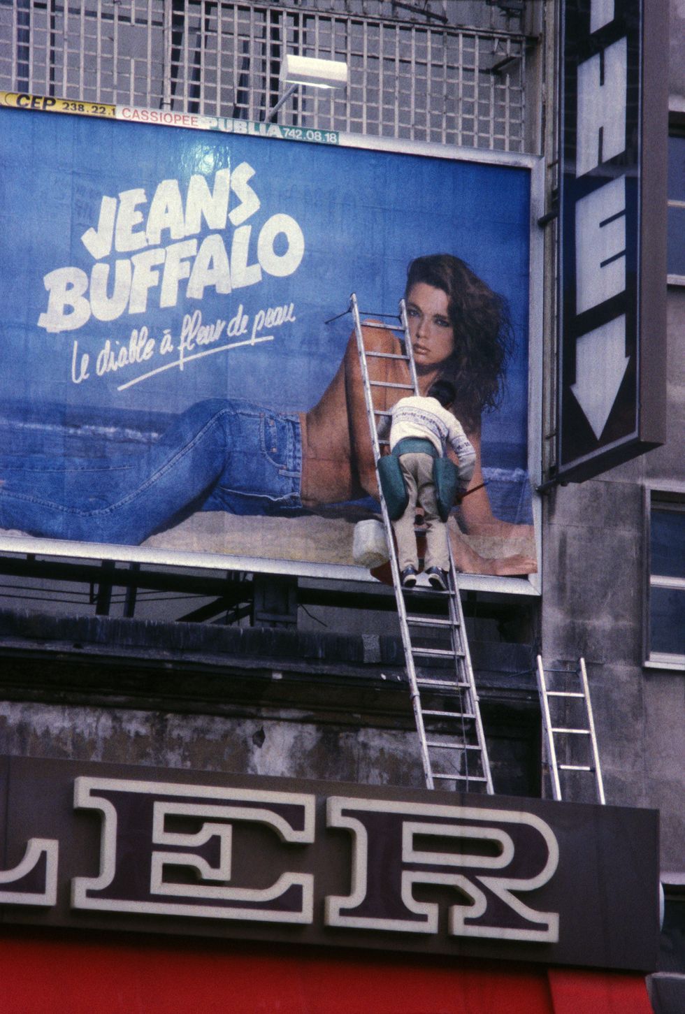 Affiche publicitaire pour les jeans Buffalo