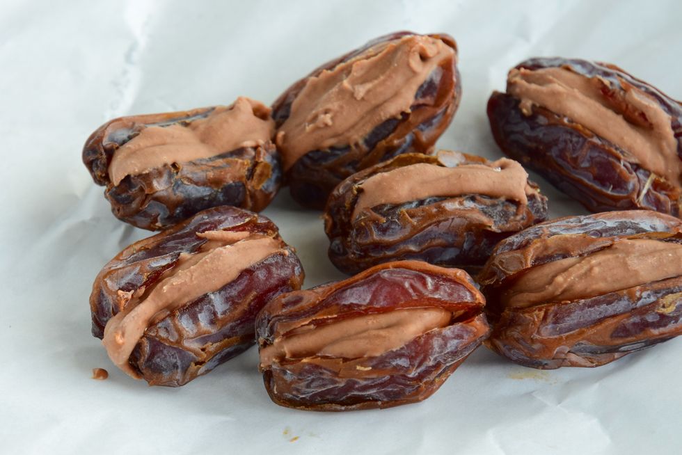 dates with almond butter