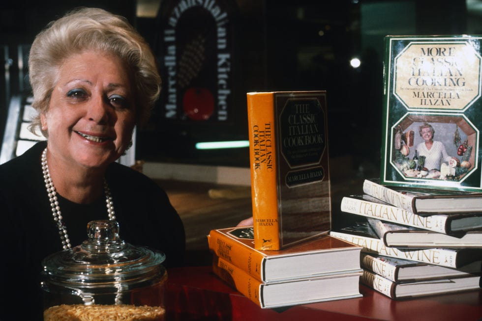 new york, ny april 3 marcella hazan promoting her books on april 3, 1983 in new york, new york photo by santi visalligetty images 