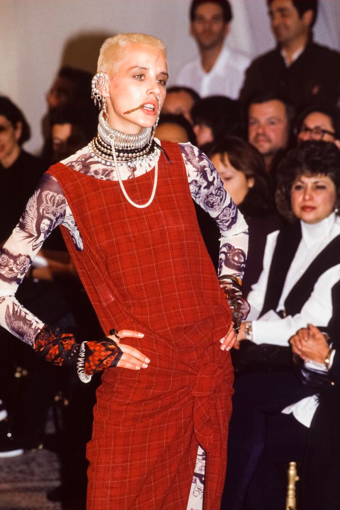 DressCode:HighFashion: Jean Paul Gaultier reinterpretes the iconic