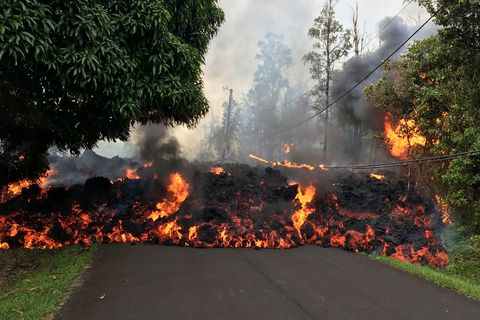 Kilauea Lava Destruction