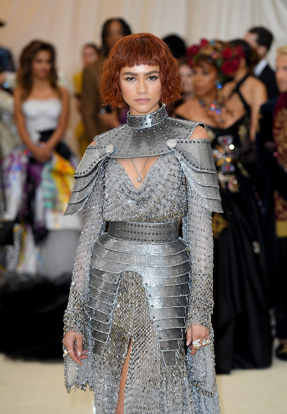 Zendaya Legit Wore a Suit of Armor on the Met Gala Red Carpet