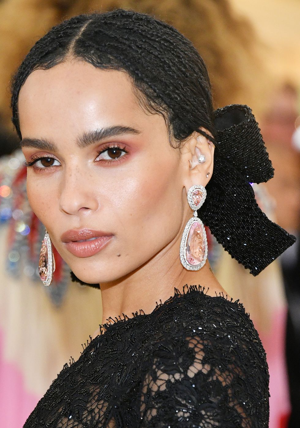 new york, ny may 07 zoe kravitz attends the heavenly bodies fashion the catholic imagination costume institute gala at the metropolitan museum of art on may 7, 2018 in new york city photo by dia dipasupilwireimage
