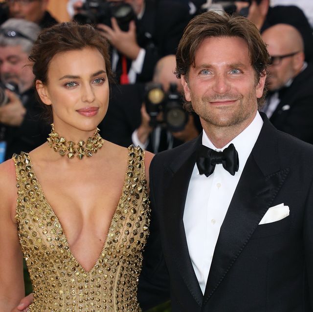 new york, ny may 07 irina shayk and bradley cooper attend heavenly bodies fashion the catholic imagination, the 2018 costume institute benefit at the metropolitan museum of art on may 7, 2018 in new york city photo by taylor hillgetty images