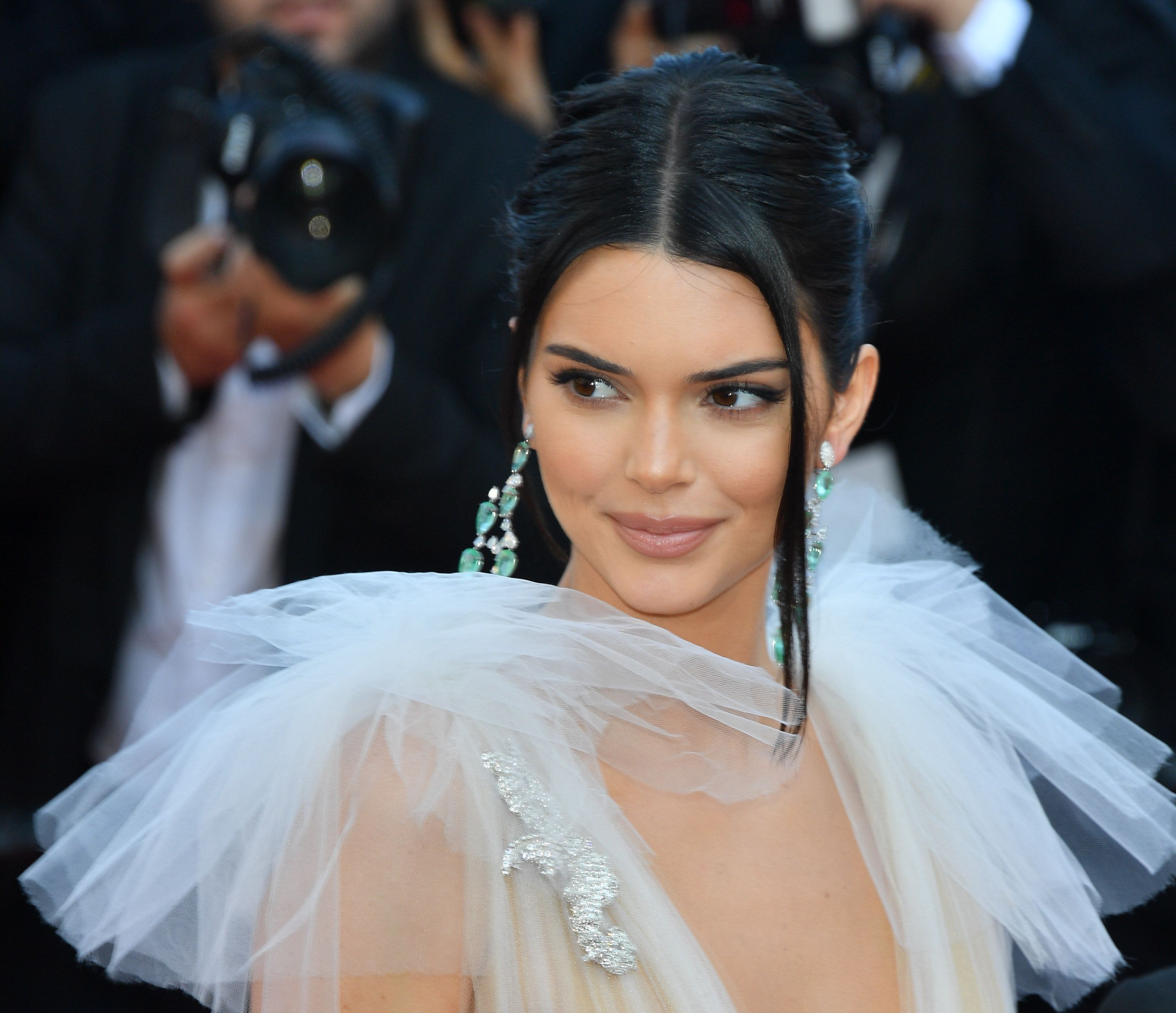 Kendall Jenner Is A Cotton Candy Confection In Seriously Pouffy Gown