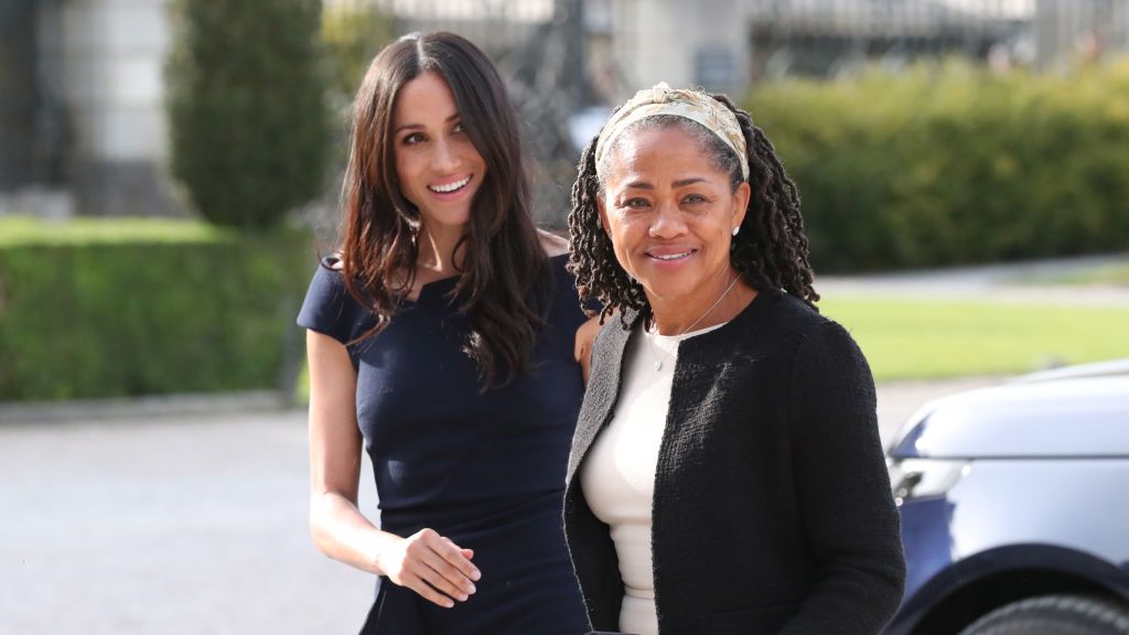 preview for Meghan Markle and Doria Ragland arrive at Cliveden House