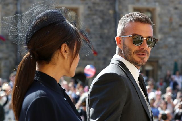 David Beckham in Dior Homme Suit, Royal Wedding