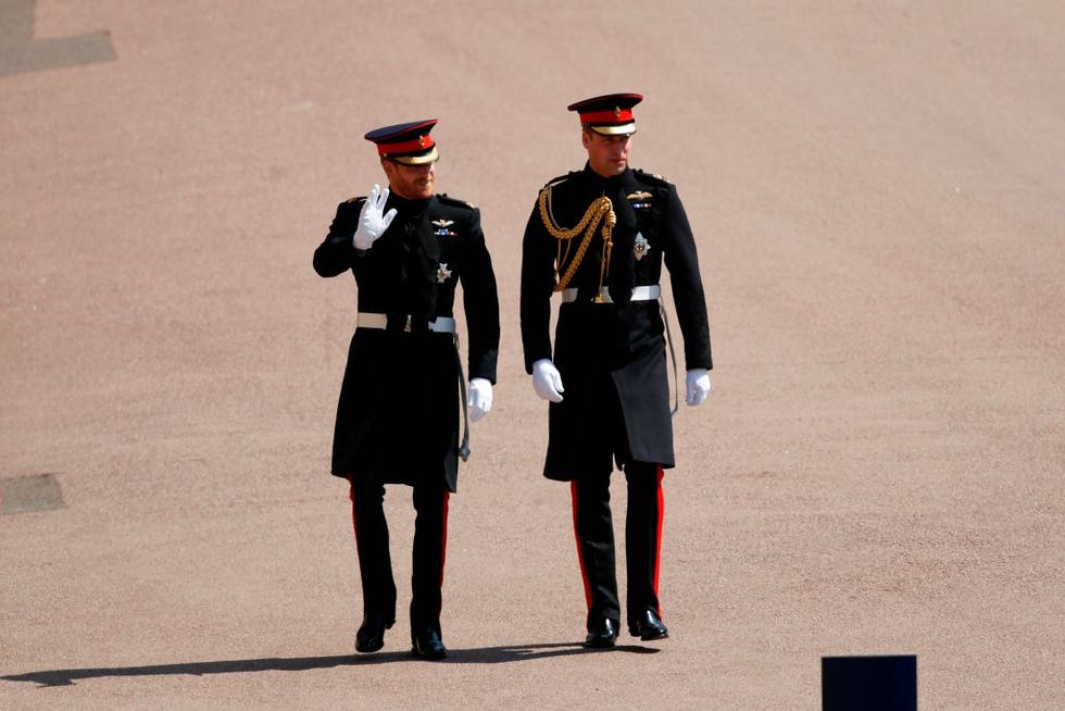 Prince Harry and Prince William Roll Up on the Royal Wedding Looking ...