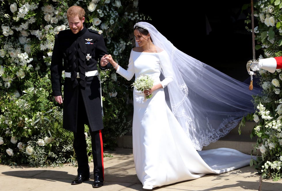 4 Classic Celeb Wedding Dresses Like Meghan Markle's Gown