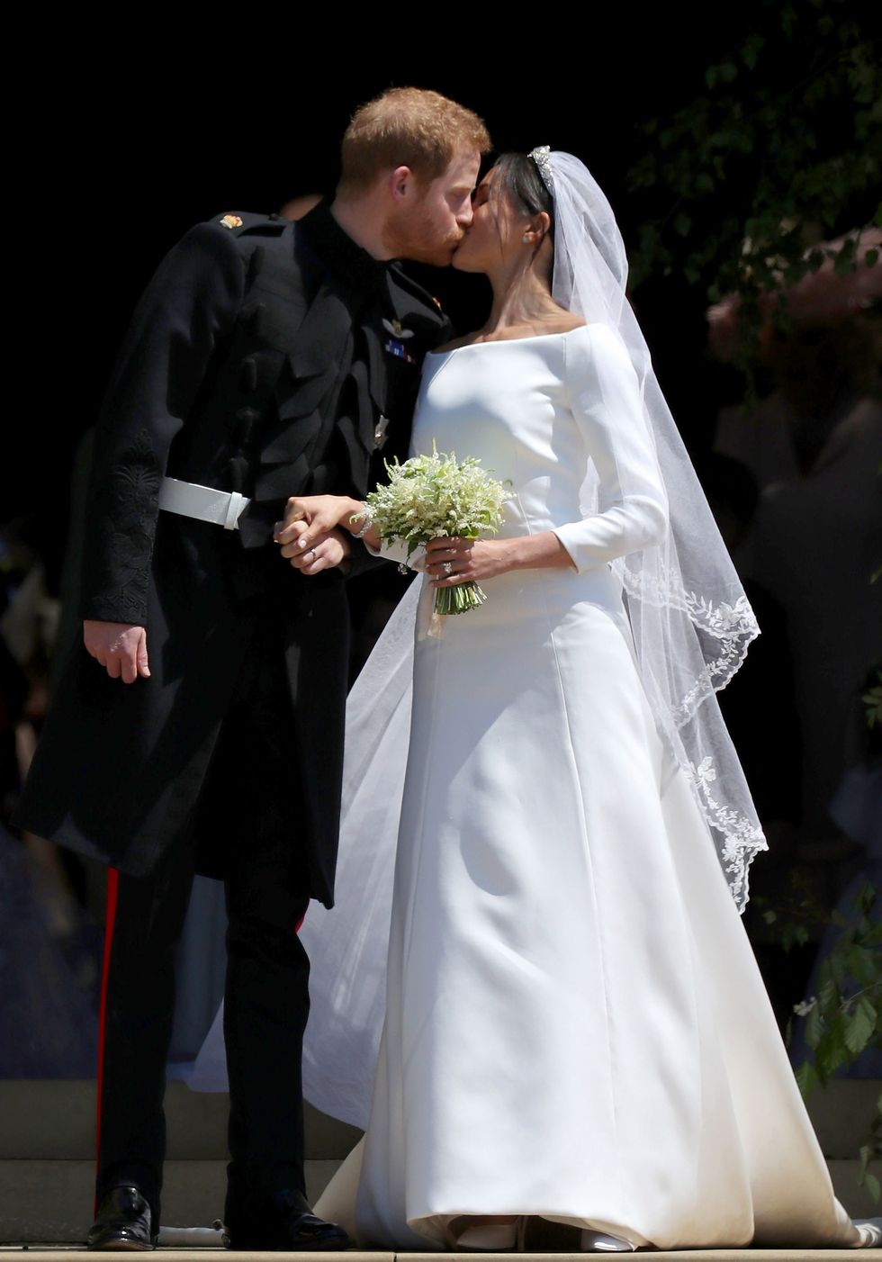 Bride, Wedding dress, White, Marriage, Gown, Bridal clothing, Ceremony, Wedding, Veil, Dress, 