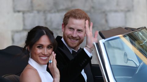 preview for The Duke and Duchess of Sussex leave for their wedding reception