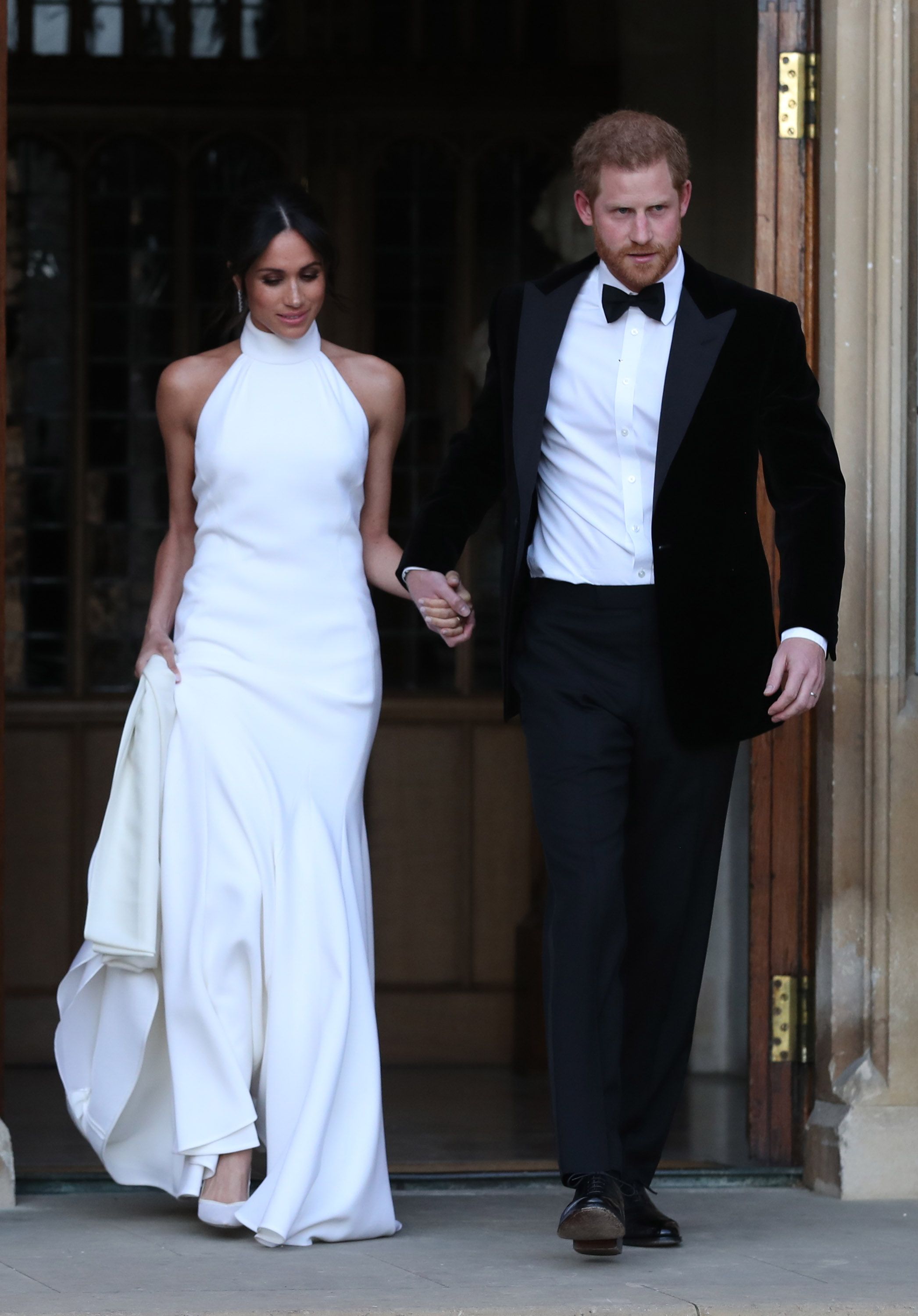 Princess Sofia of Sweden in Halter Dress Similar to Meghan Markle