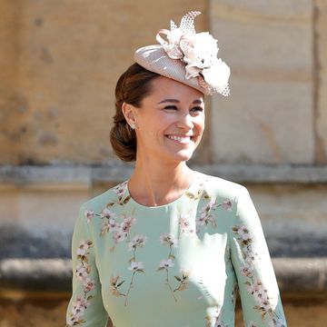 windsor, united kingdom may 19 embargoed for publication in uk newspapers until 24 hours after create date and time pippa middleton attends the wedding of prince harry to ms meghan markle at st georges chapel, windsor castle on may 19, 2018 in windsor, england prince henry charles albert david of wales marries ms meghan markle in a service at st georges chapel inside the grounds of windsor castle among the guests were 2200 members of the public, the royal family and ms markles mother doria ragland photo by max mumbyindigogetty images