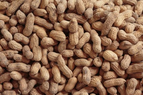 Full Frame Shot Of Peanuts For Sale At Market