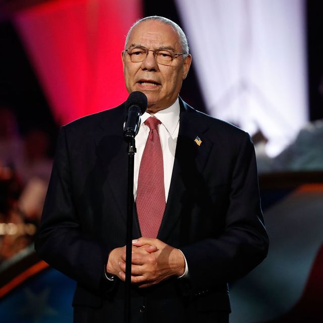 colin powell dies covid 19 complications washington, dc   may 27  distinguished american leader general colin l powell, usa ret speaks during the 2018 national memorial day concert at us capitol, west lawn on may 27, 2018 in washington, dc  photo by paul morigigetty images for capital concerts