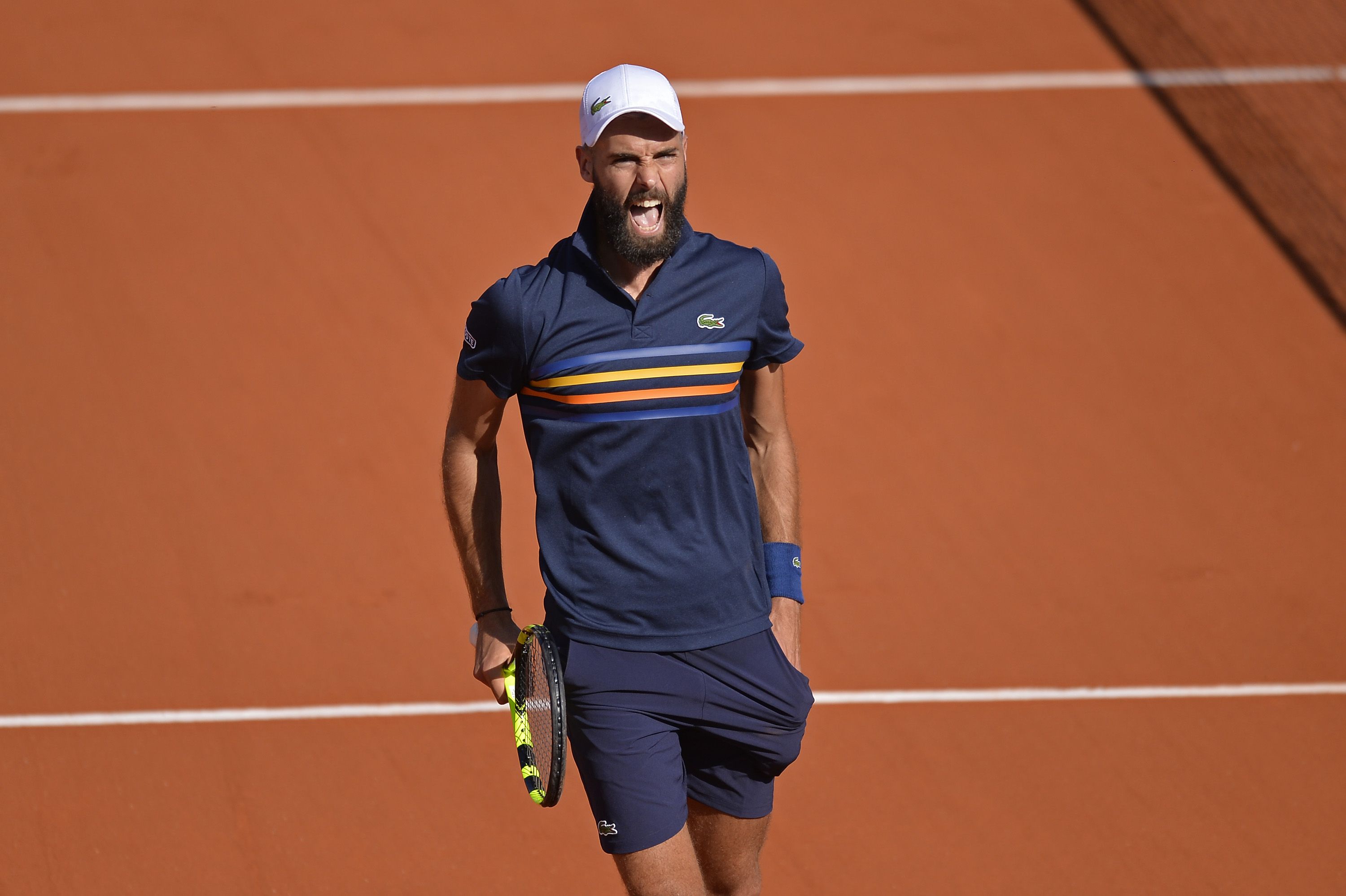 Polo lacoste 2024 tennis benoit paire