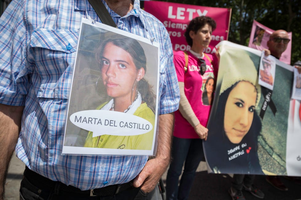 protestando contra el asesinato de marta del castillo 2018