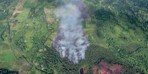 kilaeua volcano eruption 2018 overhead
