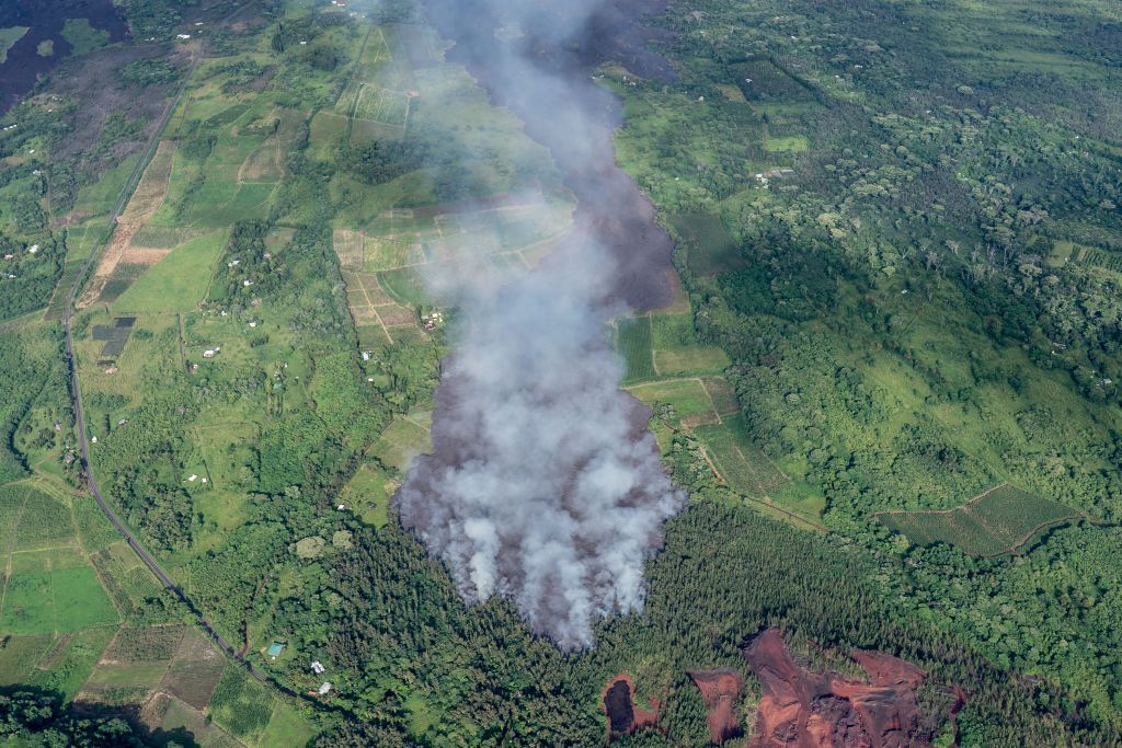 kilaeua volcano eruption 2018 overhead