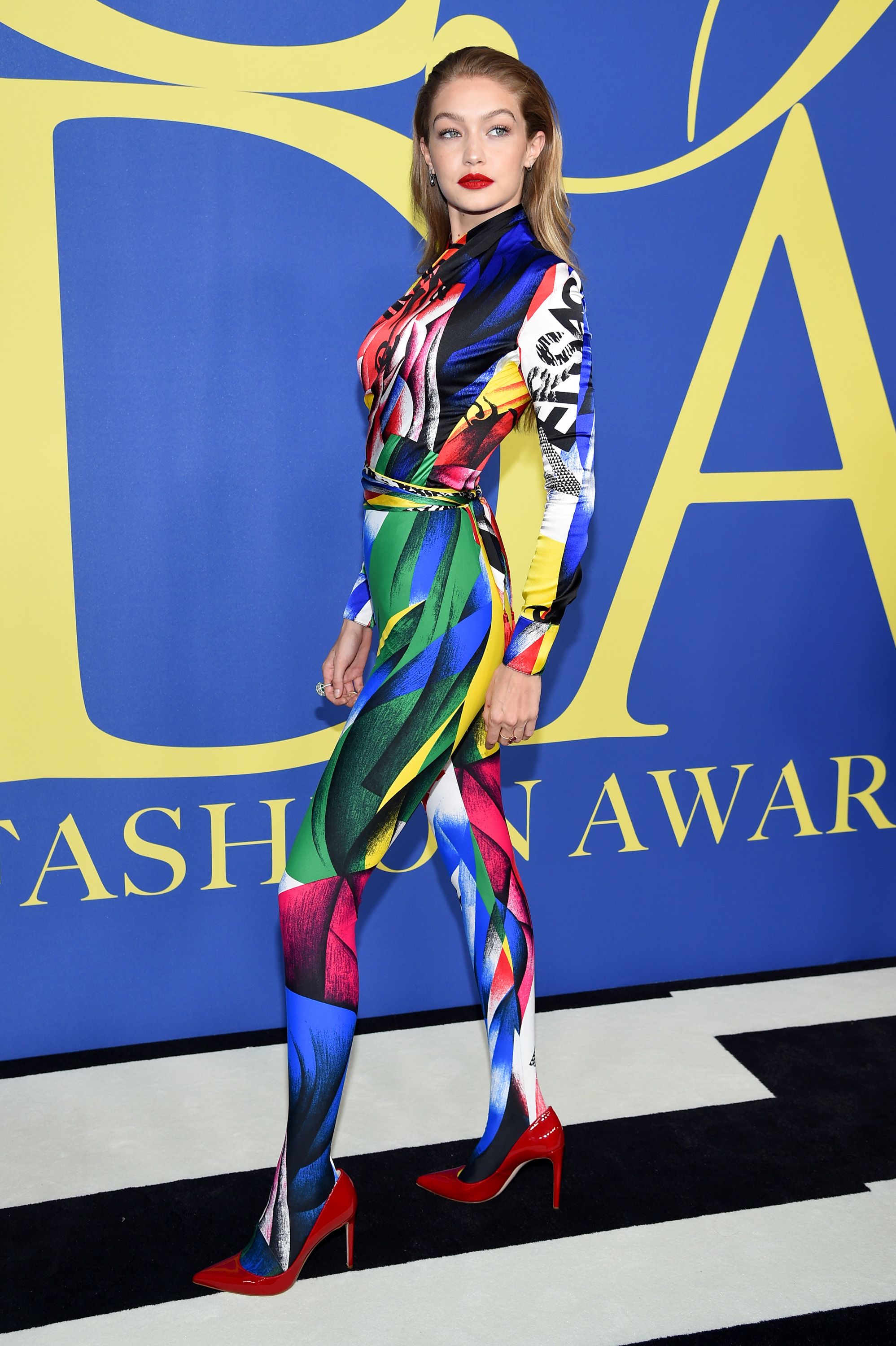 Gigi Hadid Wears Blazer, Pants, and Skirt at the CFDA Fashion Awards