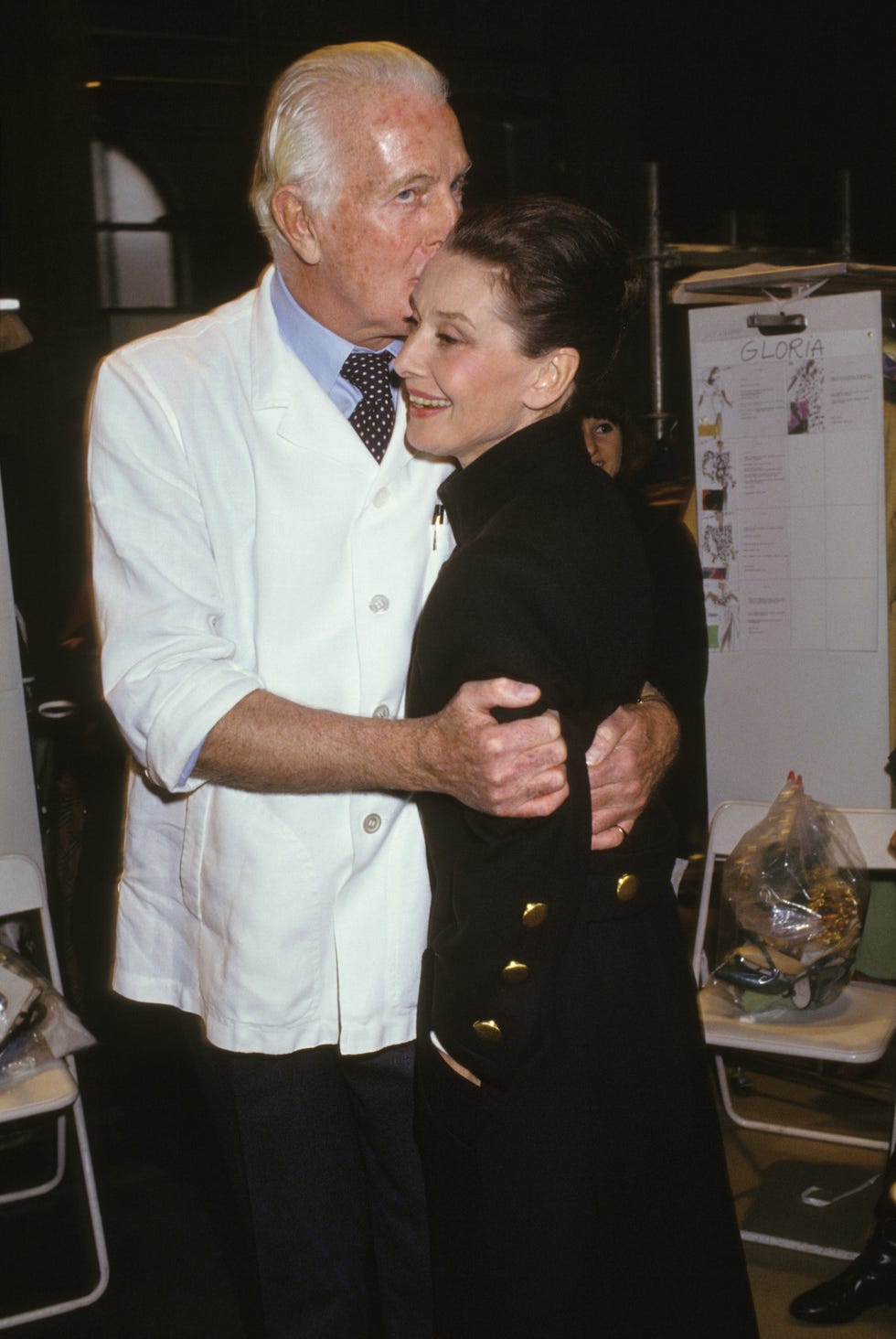 Hubert de Givenchy et Audrey Hepburn 