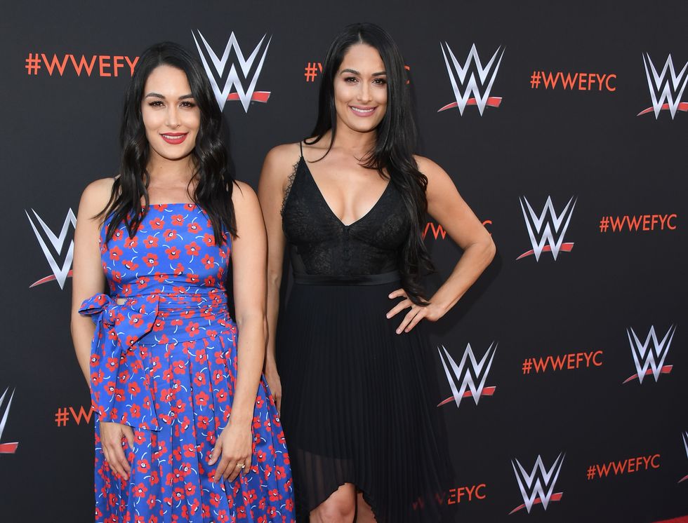 Brie and Nikki Bella in 2018