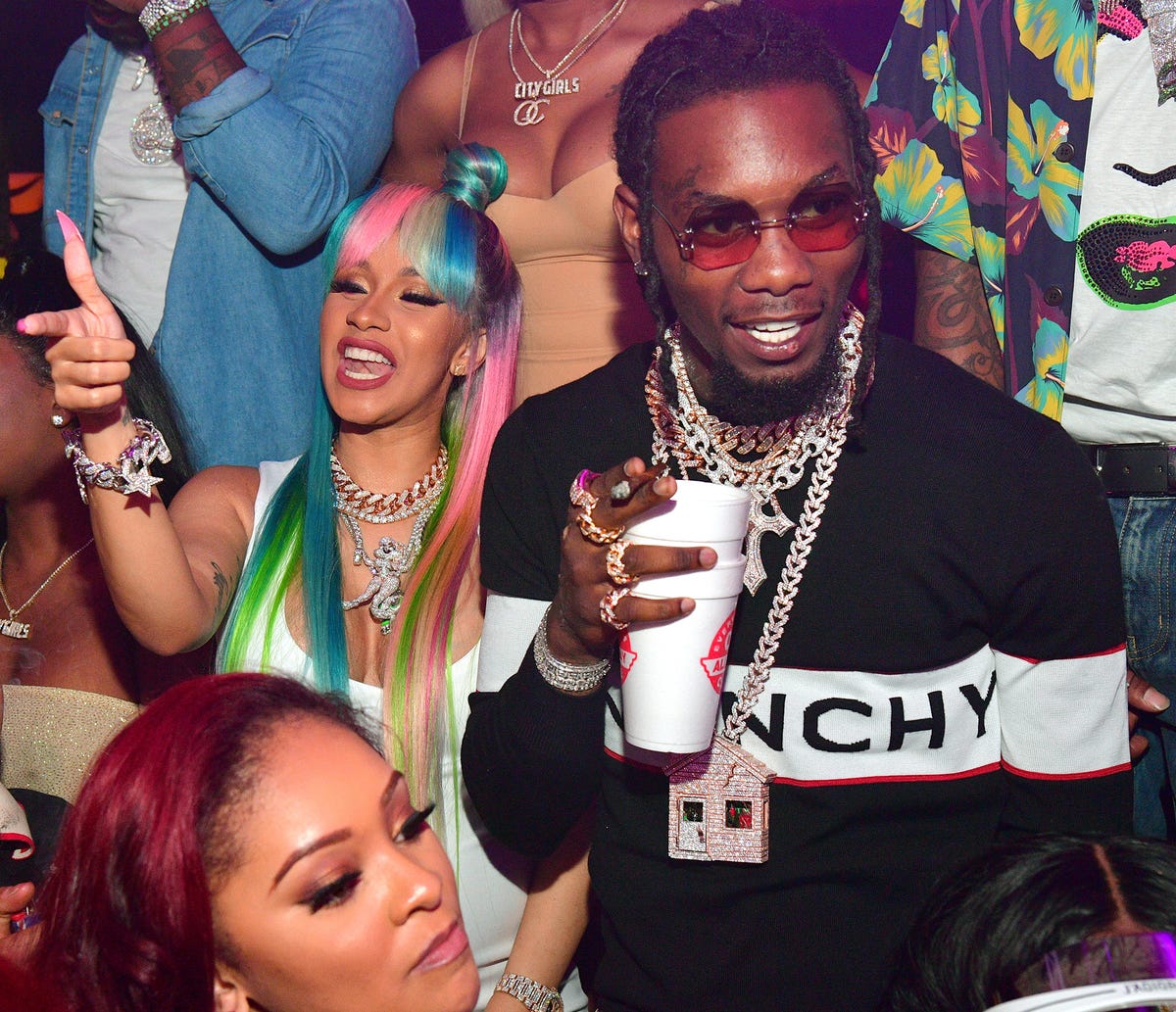 Cardi B And Offset Give Date Night Dressing The Burberry Touch