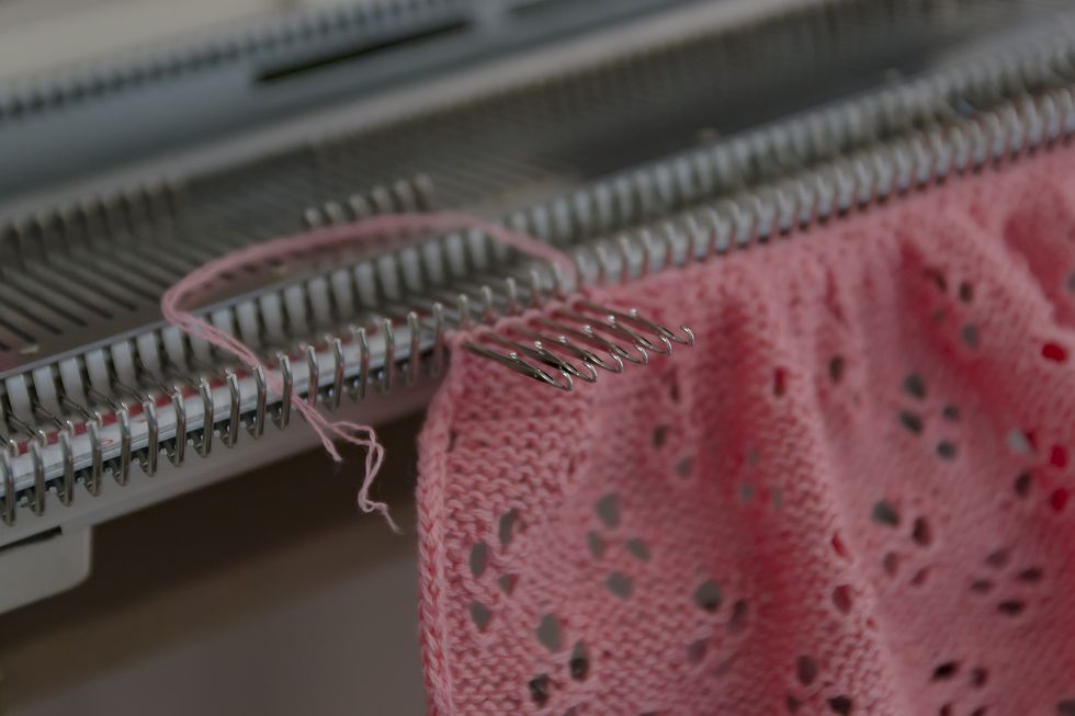 Crochet-look Beanie on the LK 150 Knitting Machine 