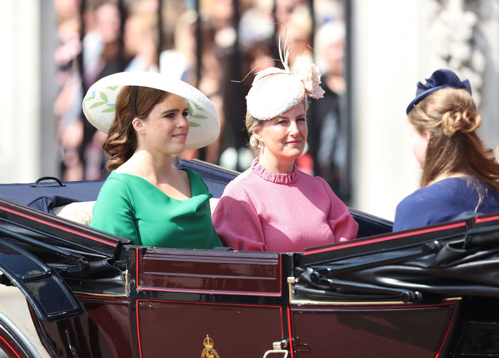 princess eugenie trooping the colour