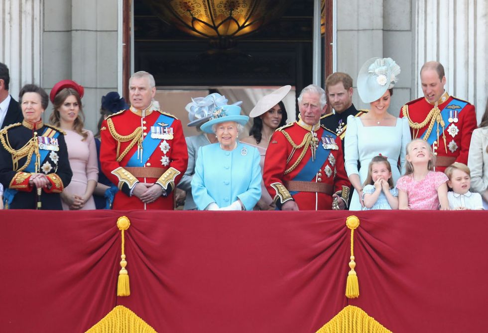 Kate Middleton, Prince William, and Princess Charlotte at Trooping the Colour 2018
