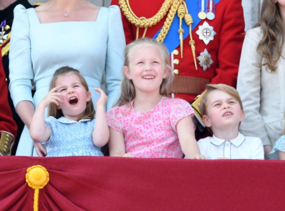 Kate Middleton, Prince William, Prince George, Princess Charlotte at Trooping the Colour 2018
