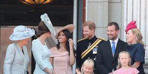 Meghan Markle and Kate Middleton at Trooping of the Colour 2018