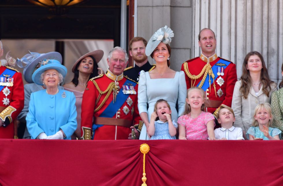 Meghan Markle and Prince Harry at Trooping the Colour 2018